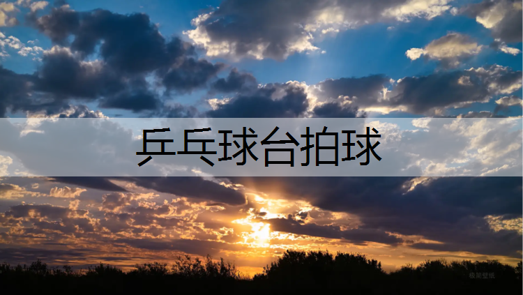 乒乓球台拍球