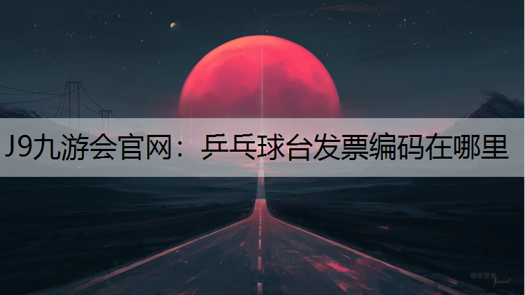 乒乓球台发票编码在哪里